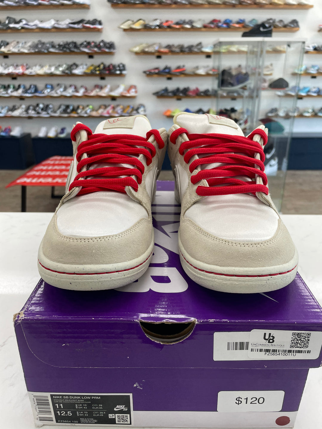 Nike SB Dunk Low City of Love Light Bone - Worn