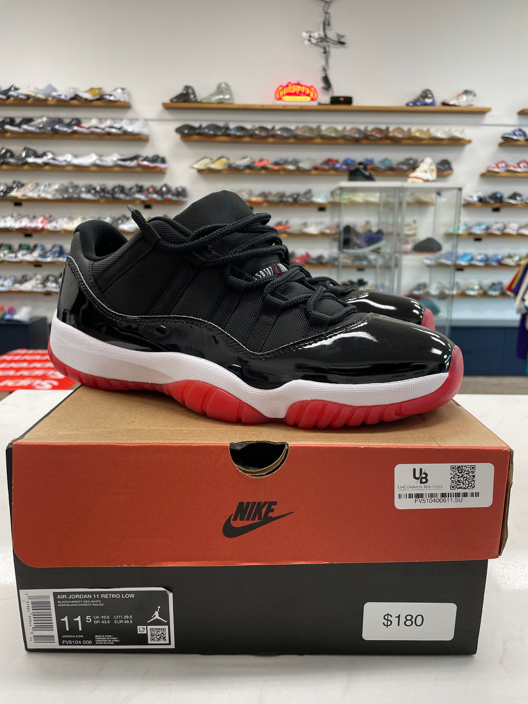 Jordan 11 Retro Low Bred (2025) - Worn
