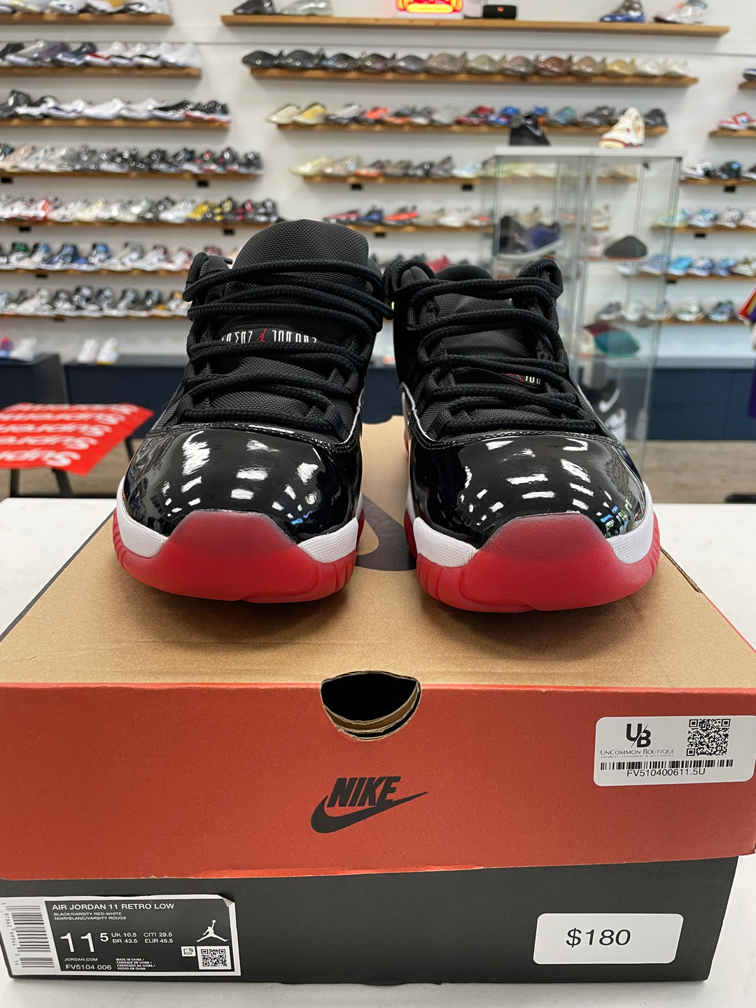 Jordan 11 Retro Low Bred (2025) - Worn