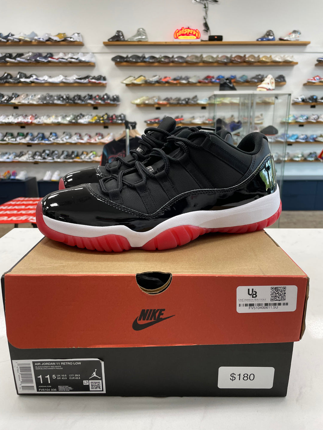 Jordan 11 Retro Low Bred (2025) - Worn