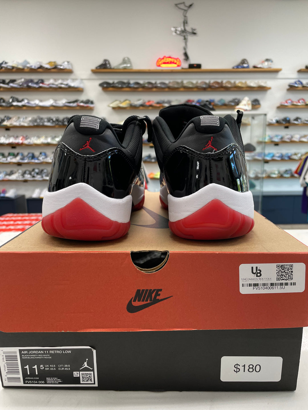 Jordan 11 Retro Low Bred (2025) - Worn