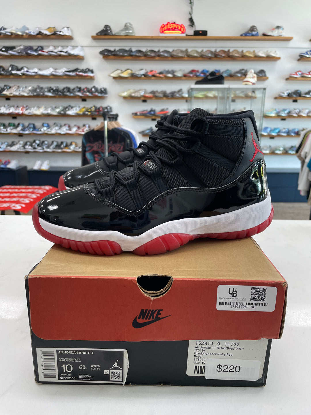 Jordan 11 Retro Playoffs Bred (2019) - Worn