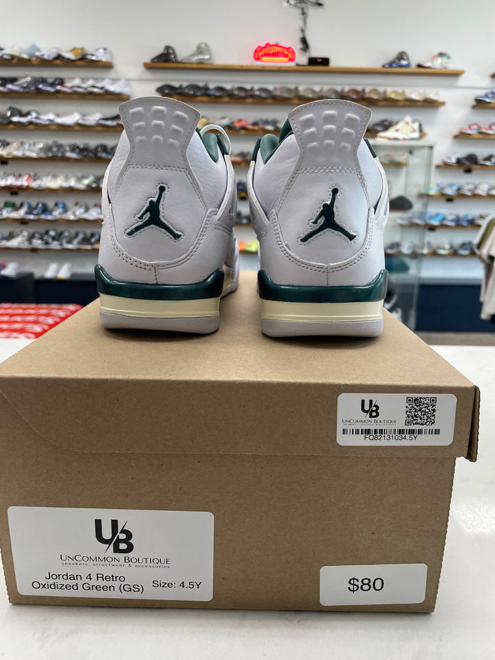 Jordan 4 Retro Oxidized Green (GS) - Worn