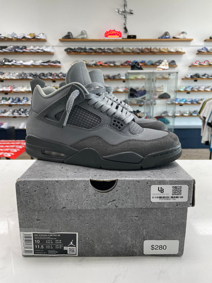 Jordan 4 Retro SE Paris Olympics Wet Cement - Worn