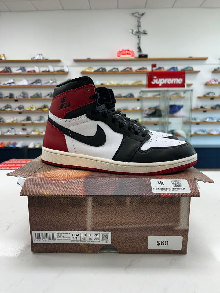 Jordan 1 Retro High OG Black Toe Reimagined -= Worn