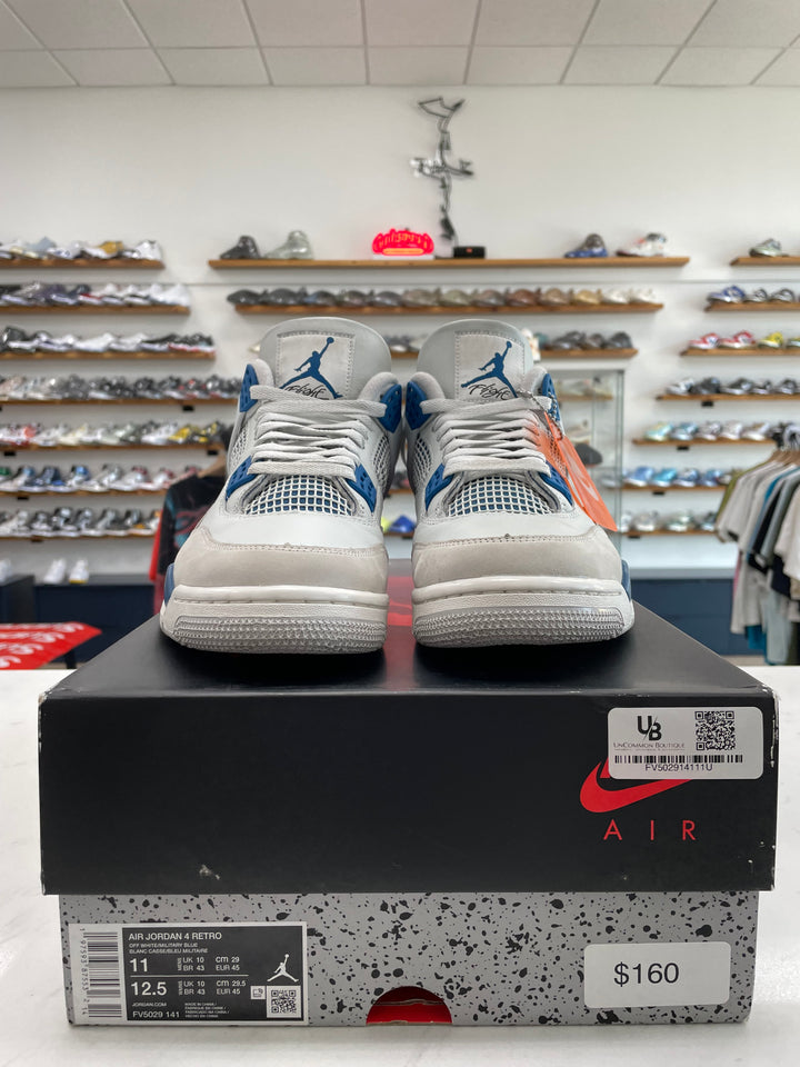 Jordan 4 Retro Military Blue (2024) - Worn