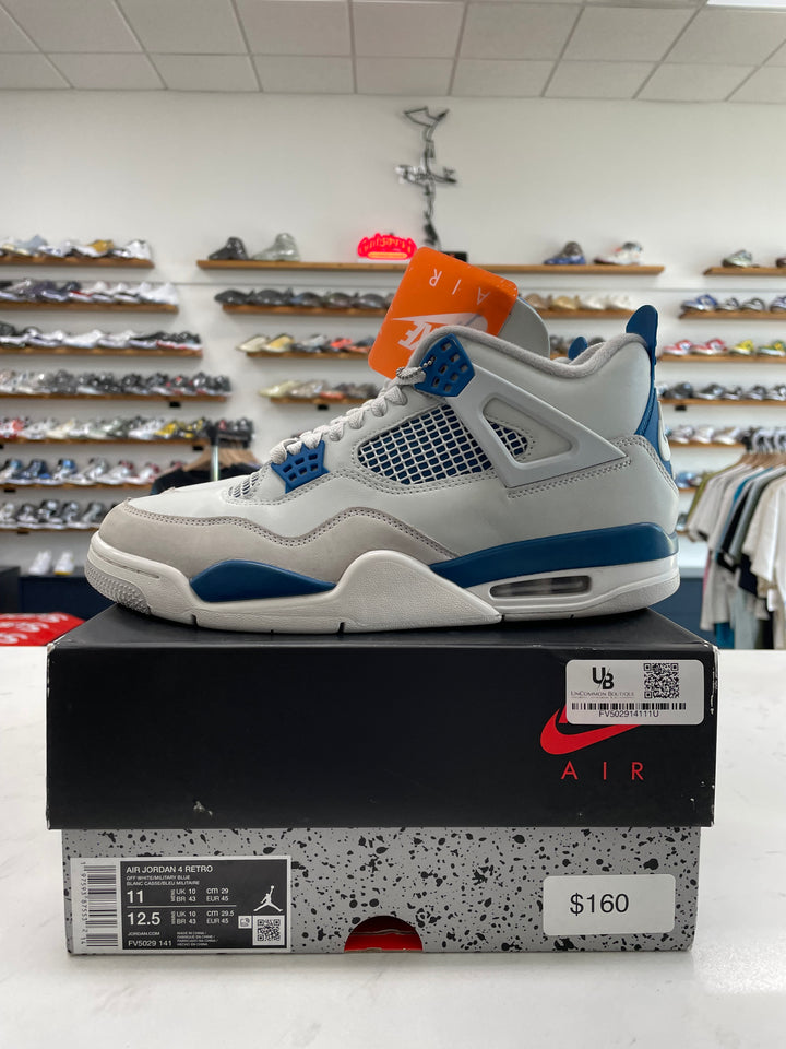 Jordan 4 Retro Military Blue (2024) - Worn