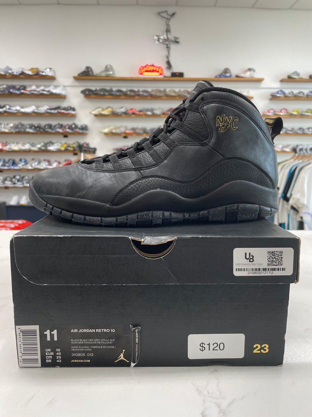 Jordan 10 Retro New York City (2016) - Worn