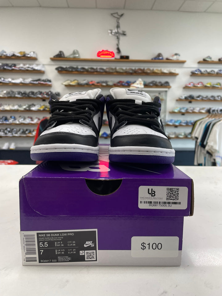 Nike SB Dunk Low Court Purple - Worn