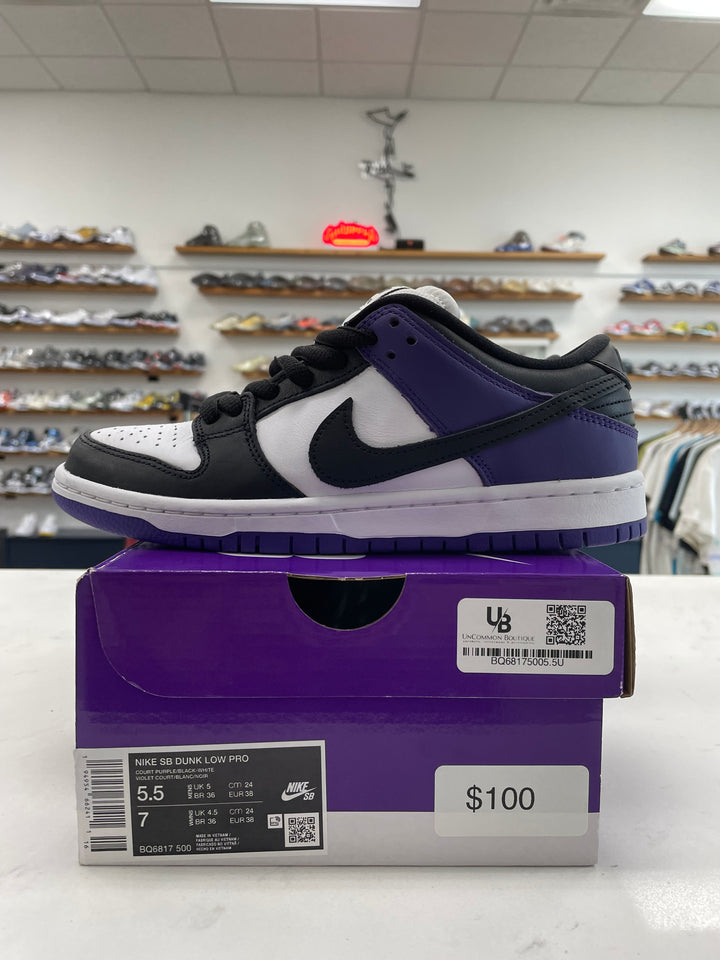 Nike SB Dunk Low Court Purple - Worn
