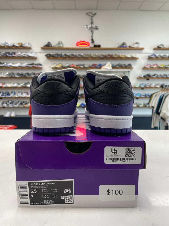 Nike SB Dunk Low Court Purple - Worn