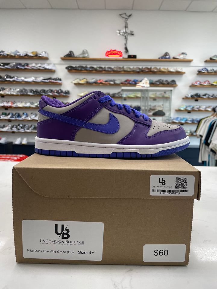 Nike Dunk Low Wild Grape (GS) - Worn