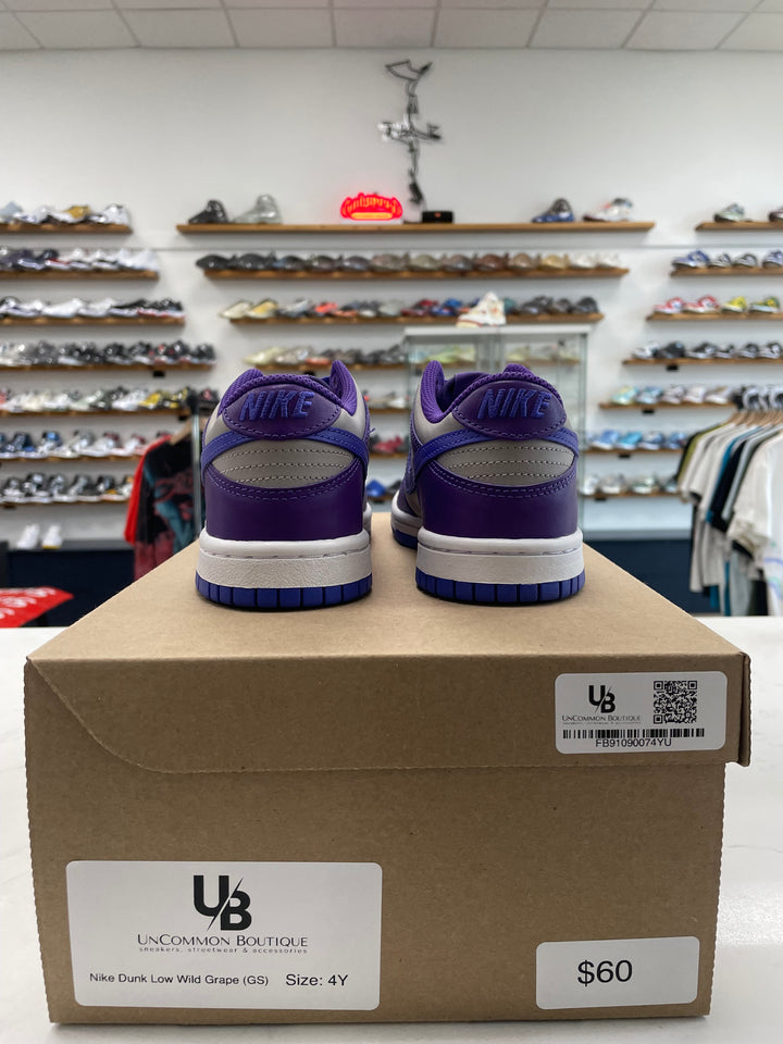 Nike Dunk Low Wild Grape (GS) - Worn