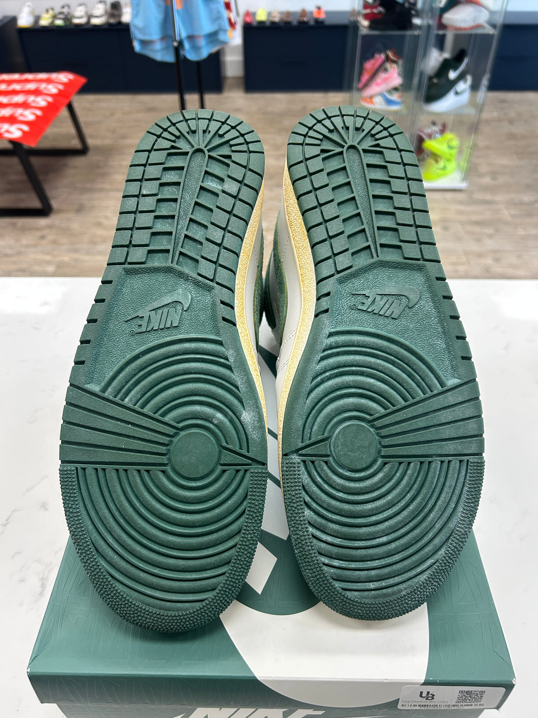 Nike Jordan Air Ship PE SP A Ma Maniére Green Stone - Worn