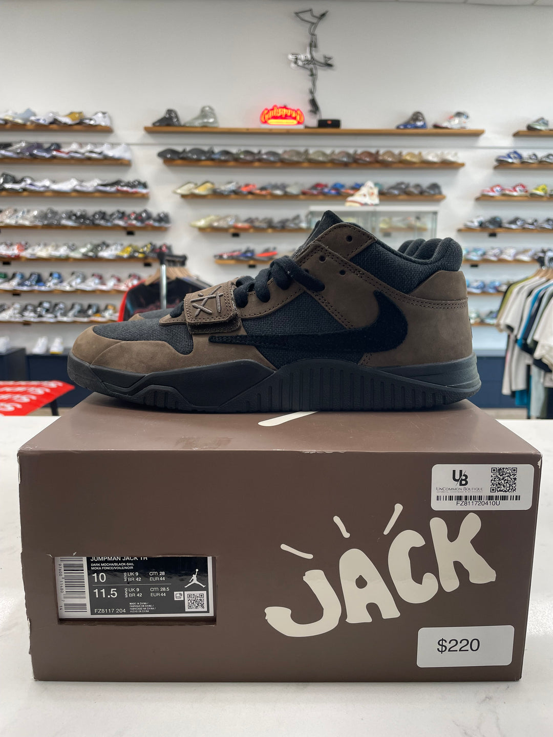 Jordan Jumpman Jack TR Travis Scott Dark Mocha - Worn