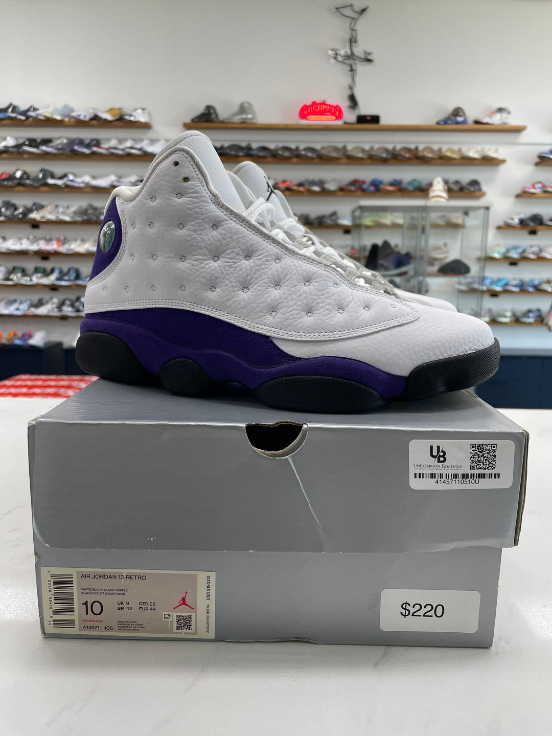 Jordan 13 Retro Lakers - Worn