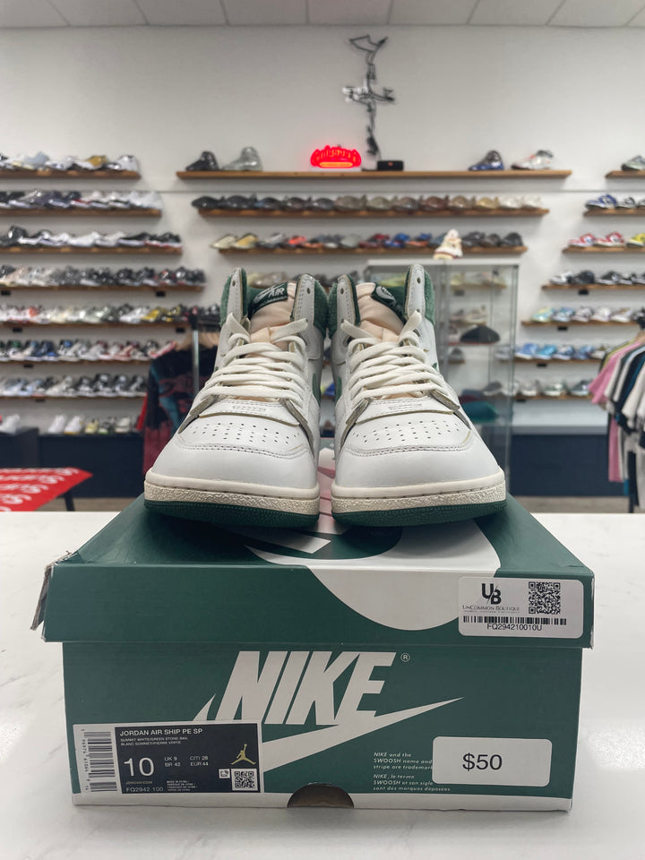 Nike Jordan Air Ship PE SP A Ma Maniére Green Stone - Worn