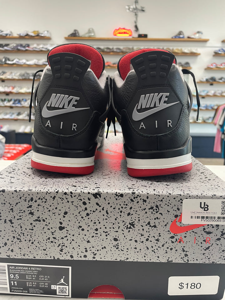 Jordan 4 Retro Bred Reimagined - Worn