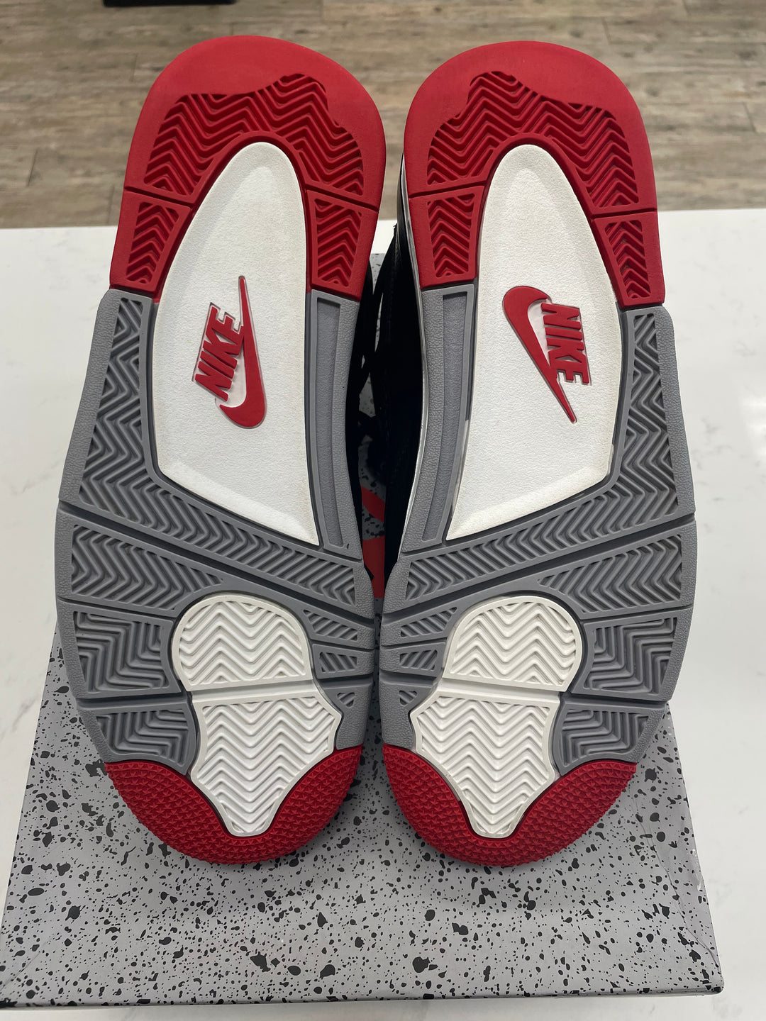 Jordan 4 Retro Bred Reimagined - Worn