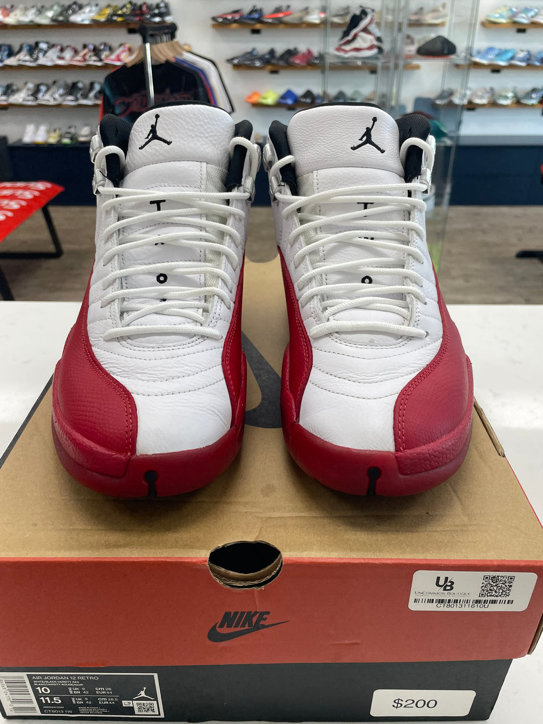 Jordan 12 Retro Cherry (2023) - Worn
