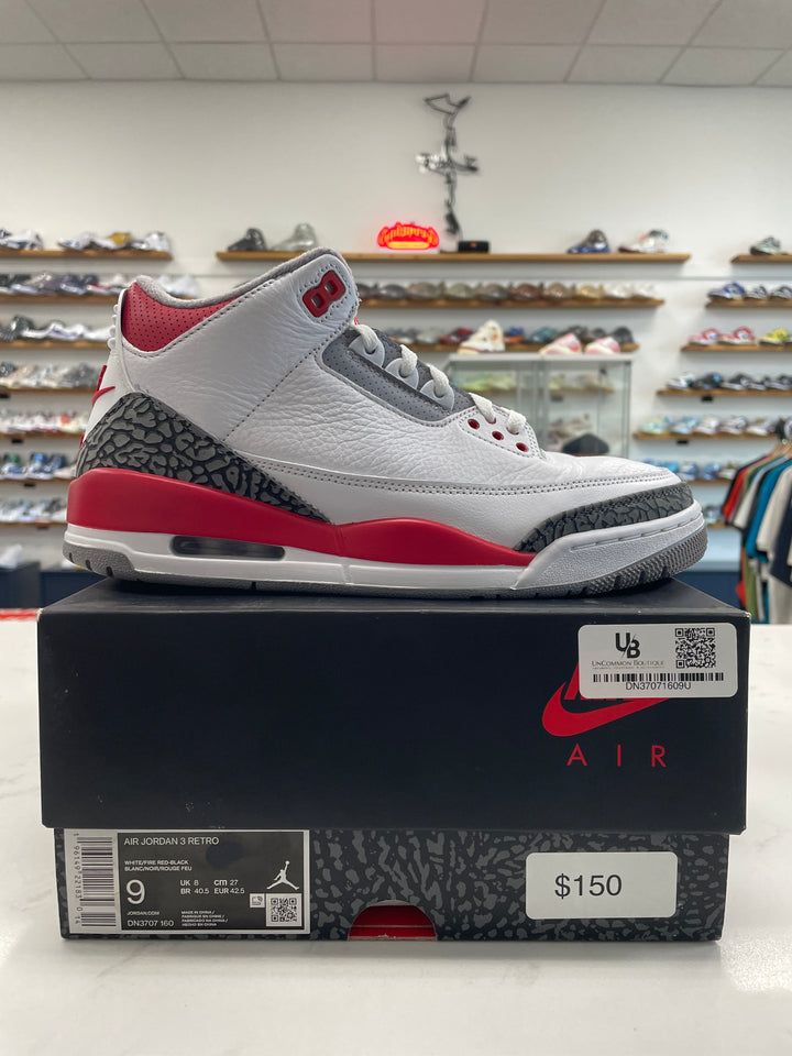 Jordan 3 Retro Fire Red (2022) - Worn