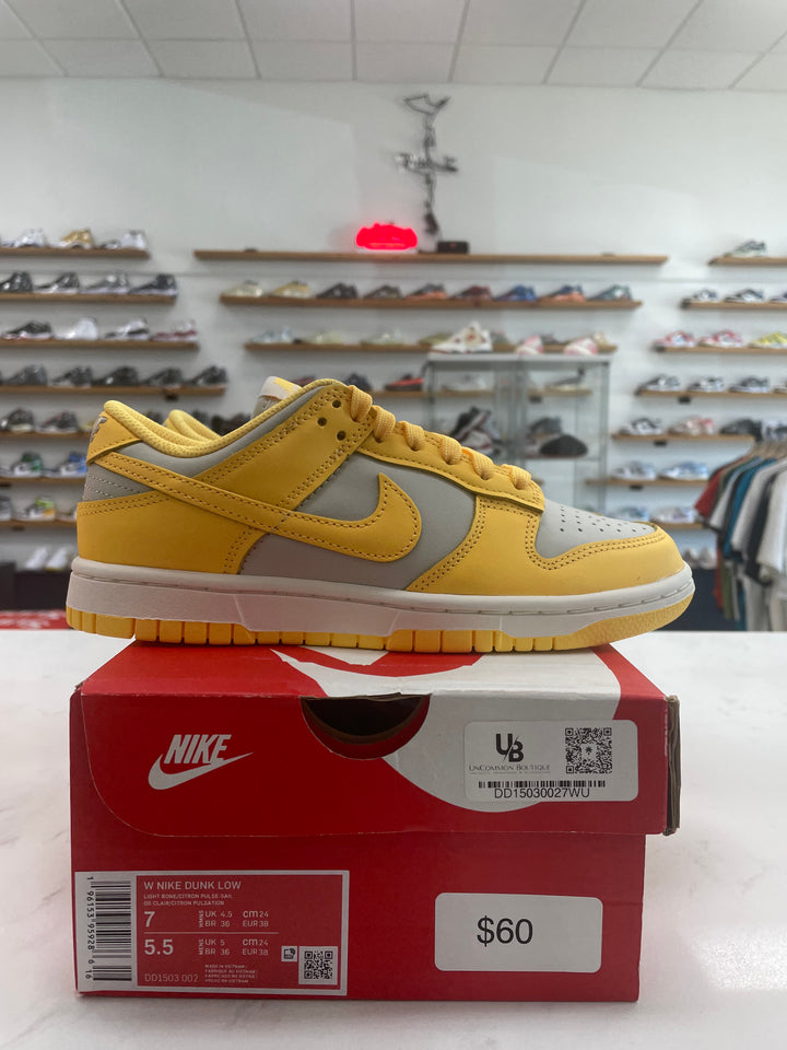 Nike Dunk Low Citron Pulse (Women's) - Worn