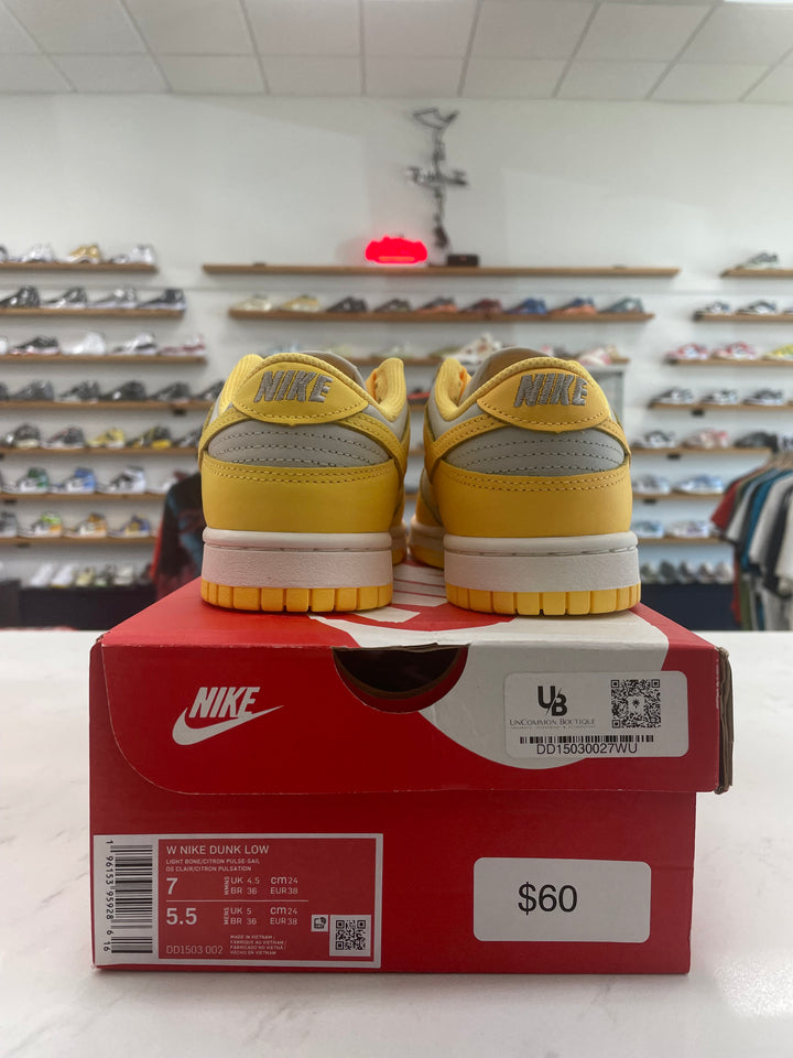 Nike Dunk Low Citron Pulse (Women's) - Worn
