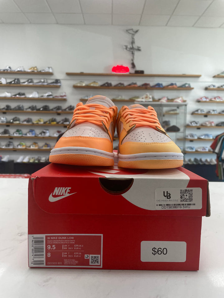 Nike Dunk Low Peach Cream (Women's) - Worn