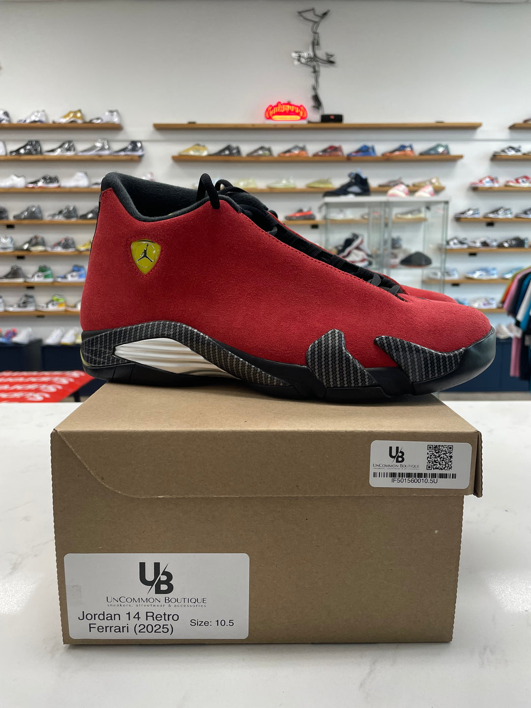 Jordan 14 Retro Ferrari (2025) - Worn