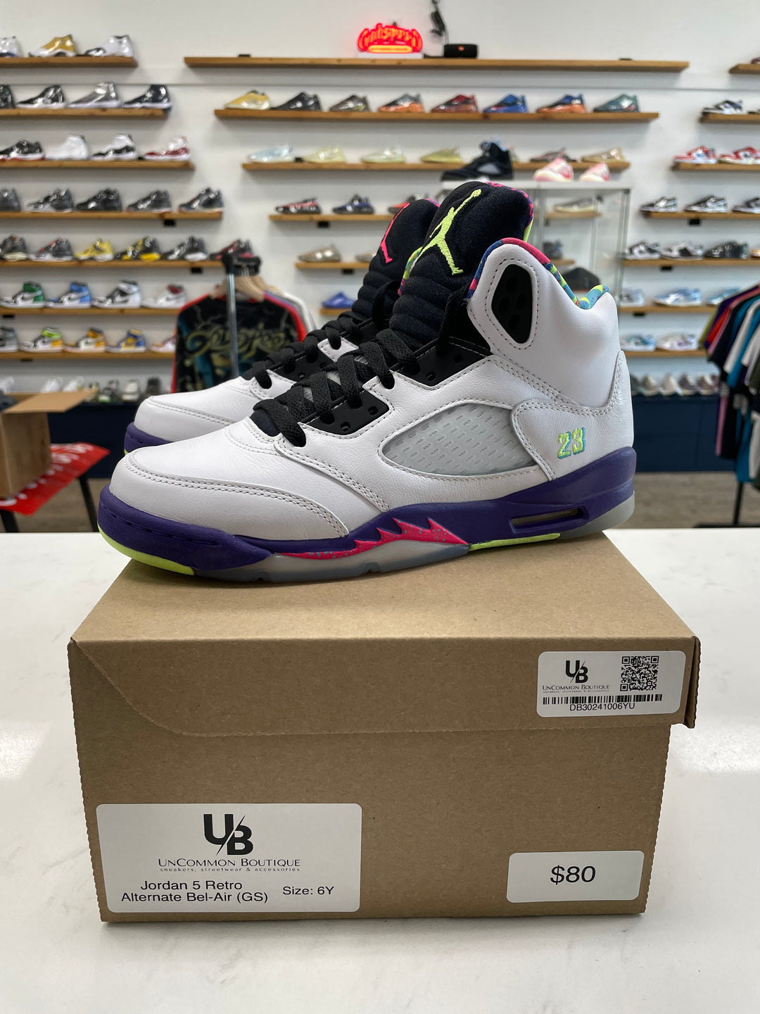 Jordan 5 Retro Alternate Bel-Air (GS) - Worn