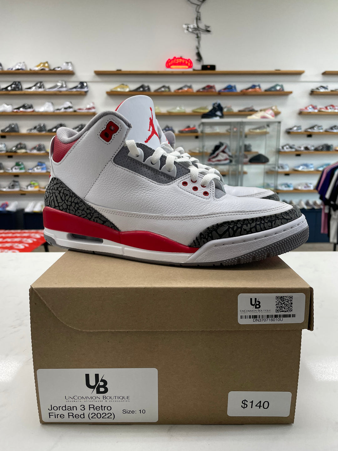 Jordan 3 Retro Fire Red (2022) - Worn