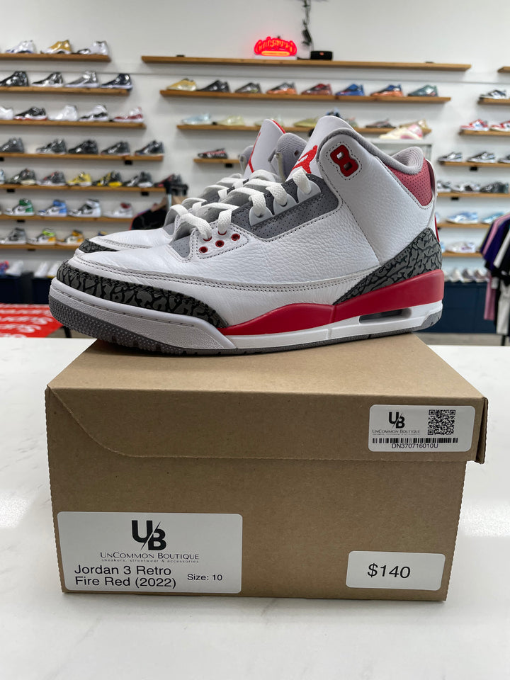 Jordan 3 Retro Fire Red (2022) - Worn