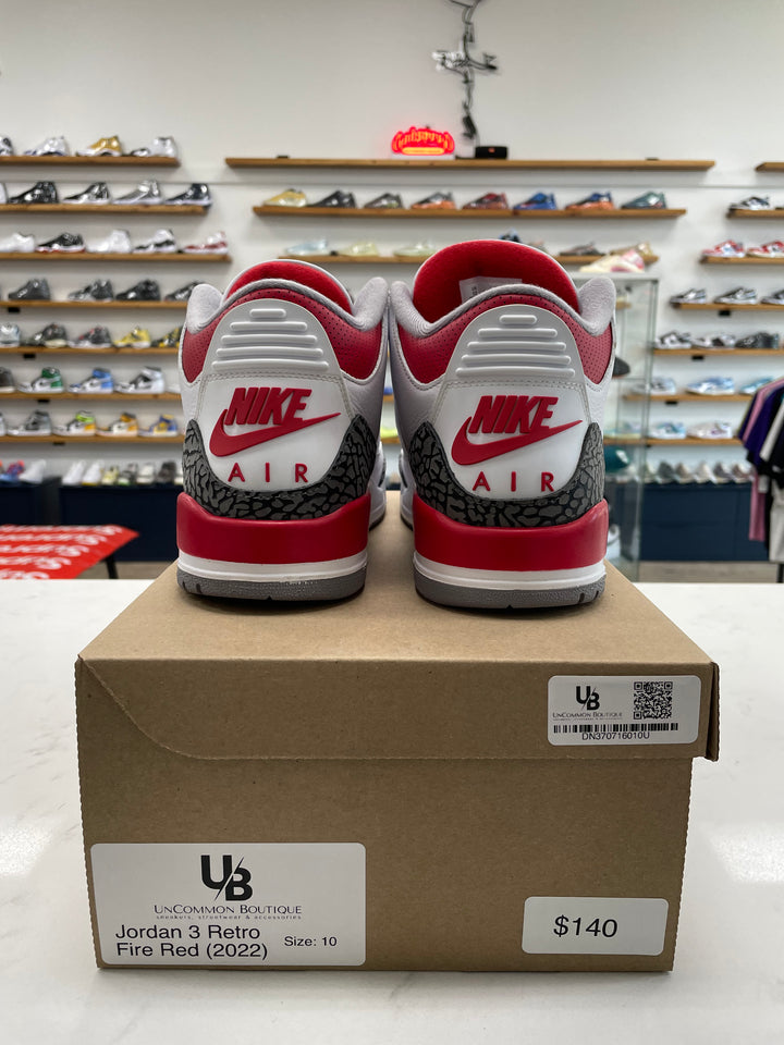 Jordan 3 Retro Fire Red (2022) - Worn