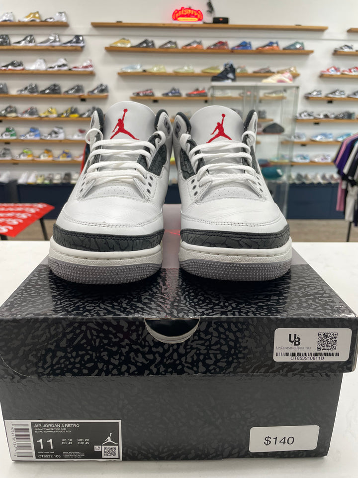 Jordan 3 Retro Cement Grey - Worn