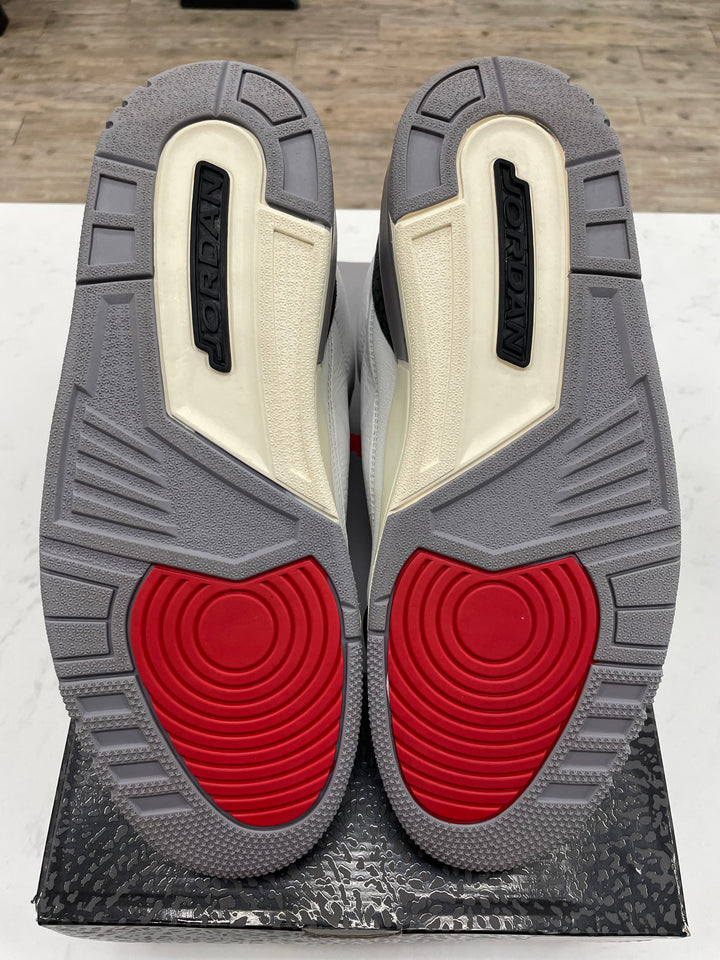 Jordan 3 Retro Cement Grey - Worn