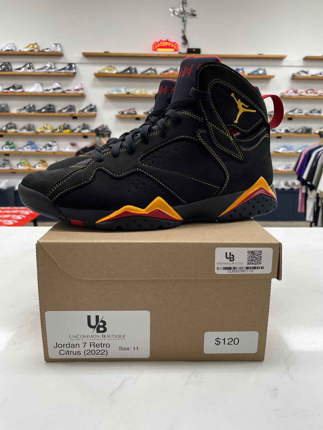 Jordan 7 Retro Citrus (2022) - Worn
