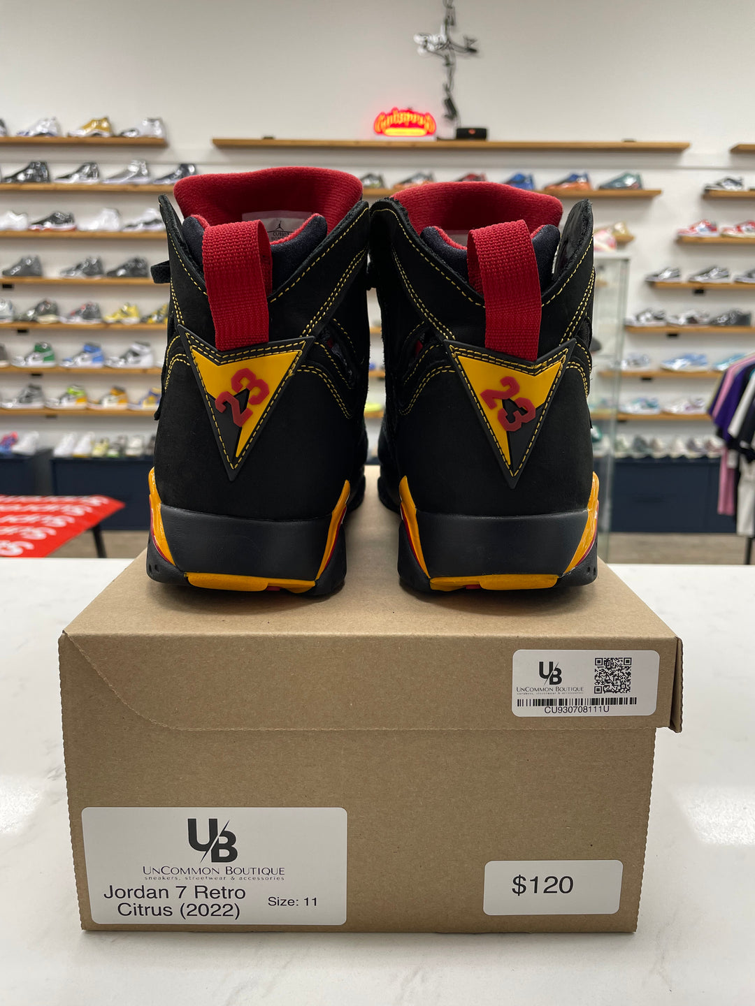 Jordan 7 Retro Citrus (2022) - Worn