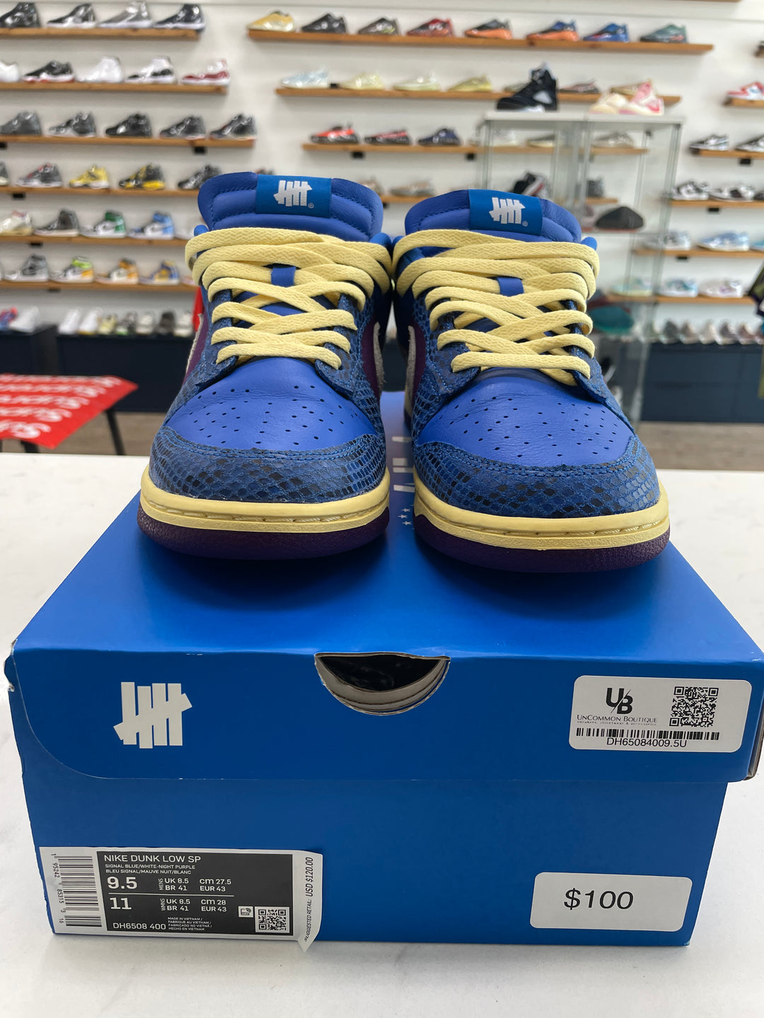 Nike Dunk Low Undefeated 5 On It Dunk vs. AF1 - Worn