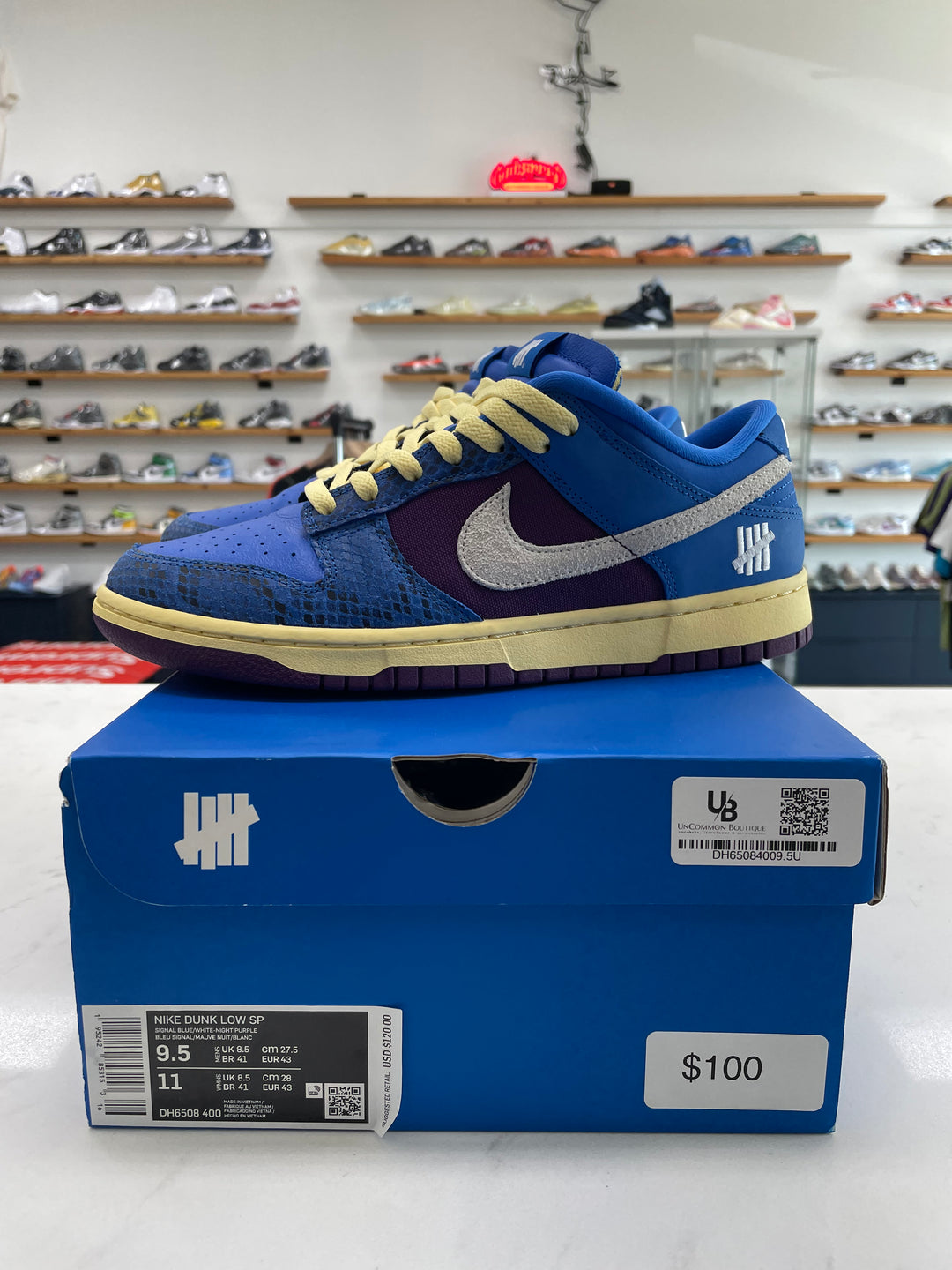 Nike Dunk Low Undefeated 5 On It Dunk vs. AF1 - Worn