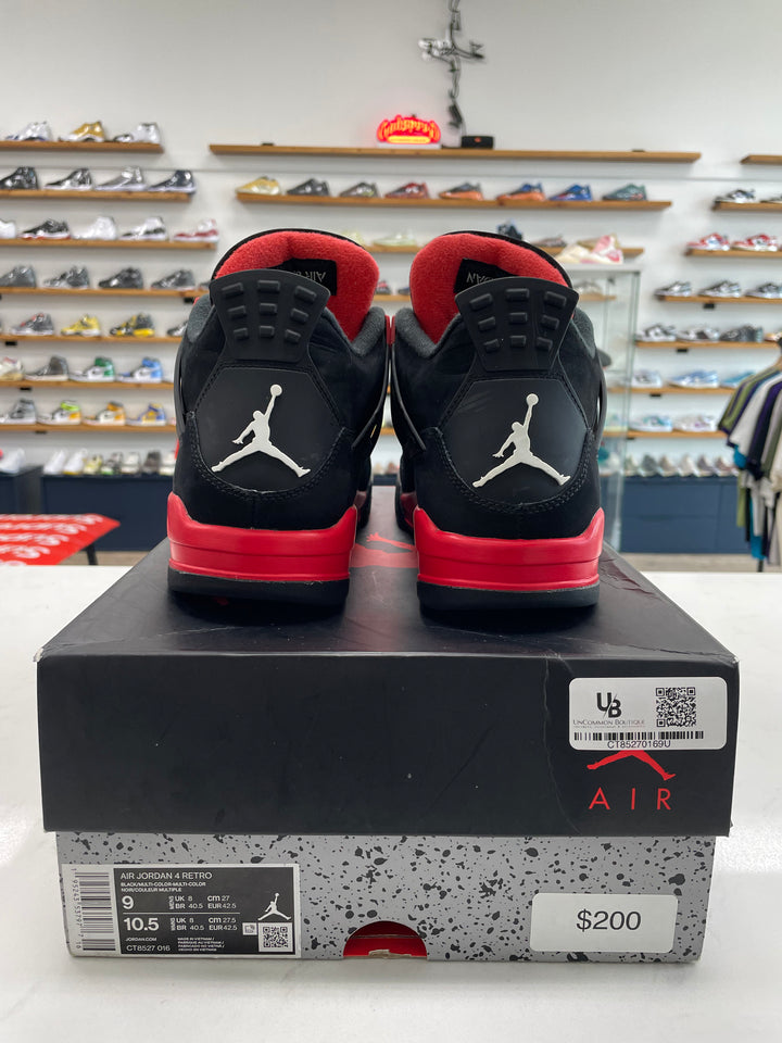 Jordan 4 Retro Red Thunder - Worn