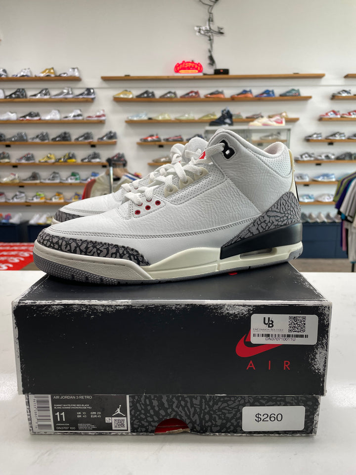 Jordan 3 Retro White Cement Reimagined - Worn