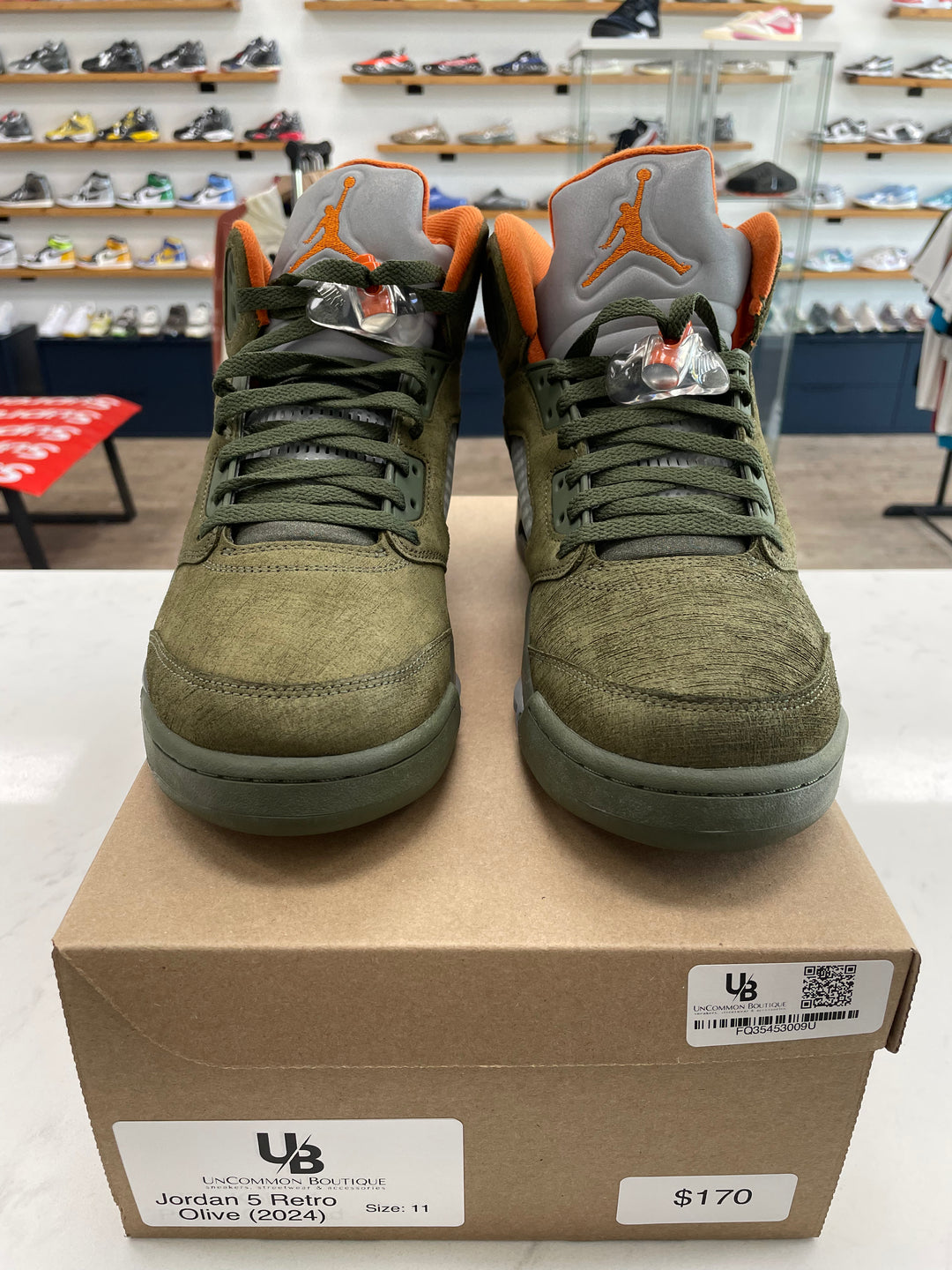 Jordan 5 Retro Olive (2024) - Worn