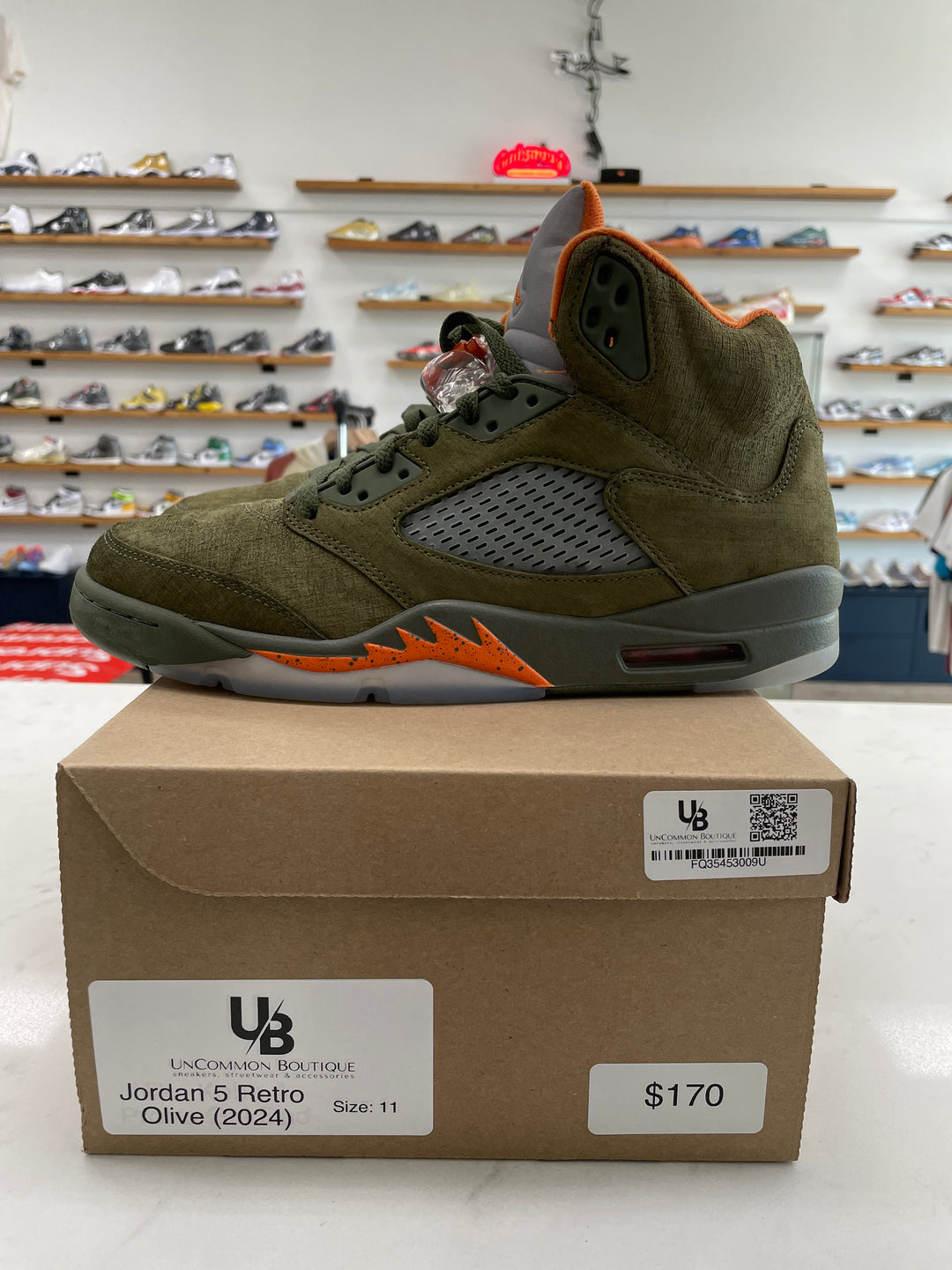 Jordan 5 Retro Olive (2024) - Worn