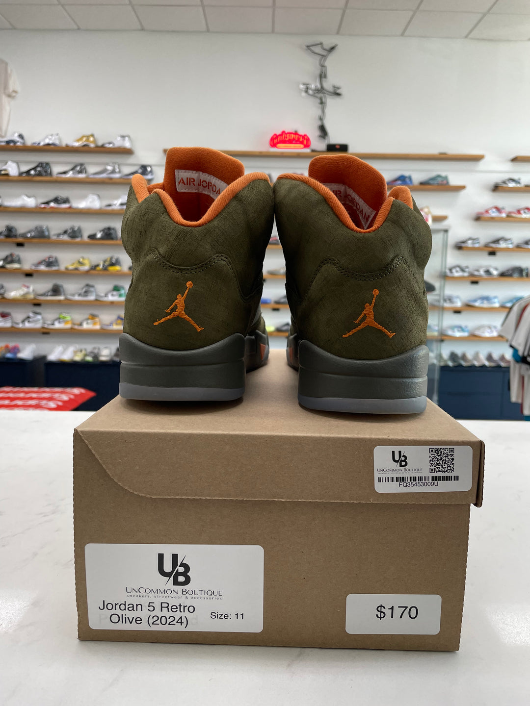 Jordan 5 Retro Olive (2024) - Worn
