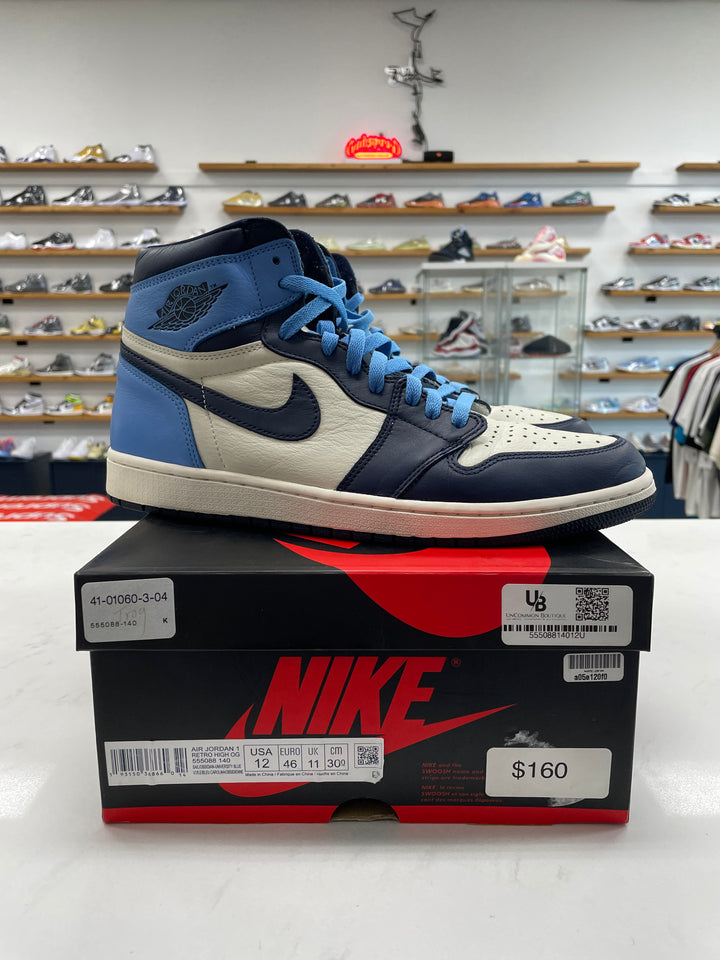 Jordan 1 Retro High Obsidian - Worn