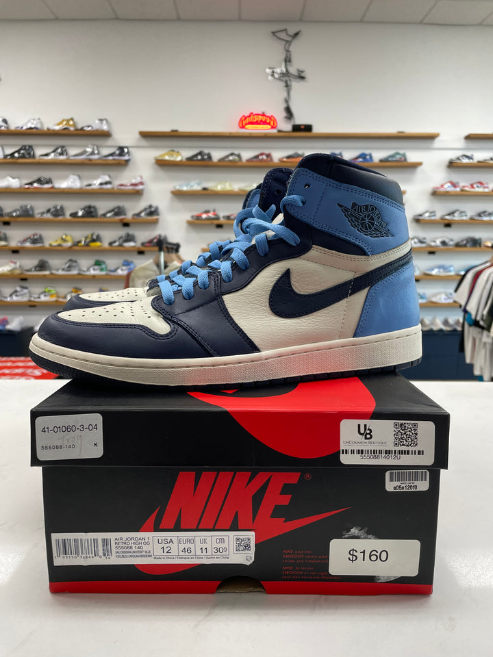 Jordan 1 Retro High Obsidian - Worn