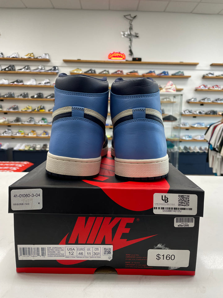 Jordan 1 Retro High Obsidian - Worn