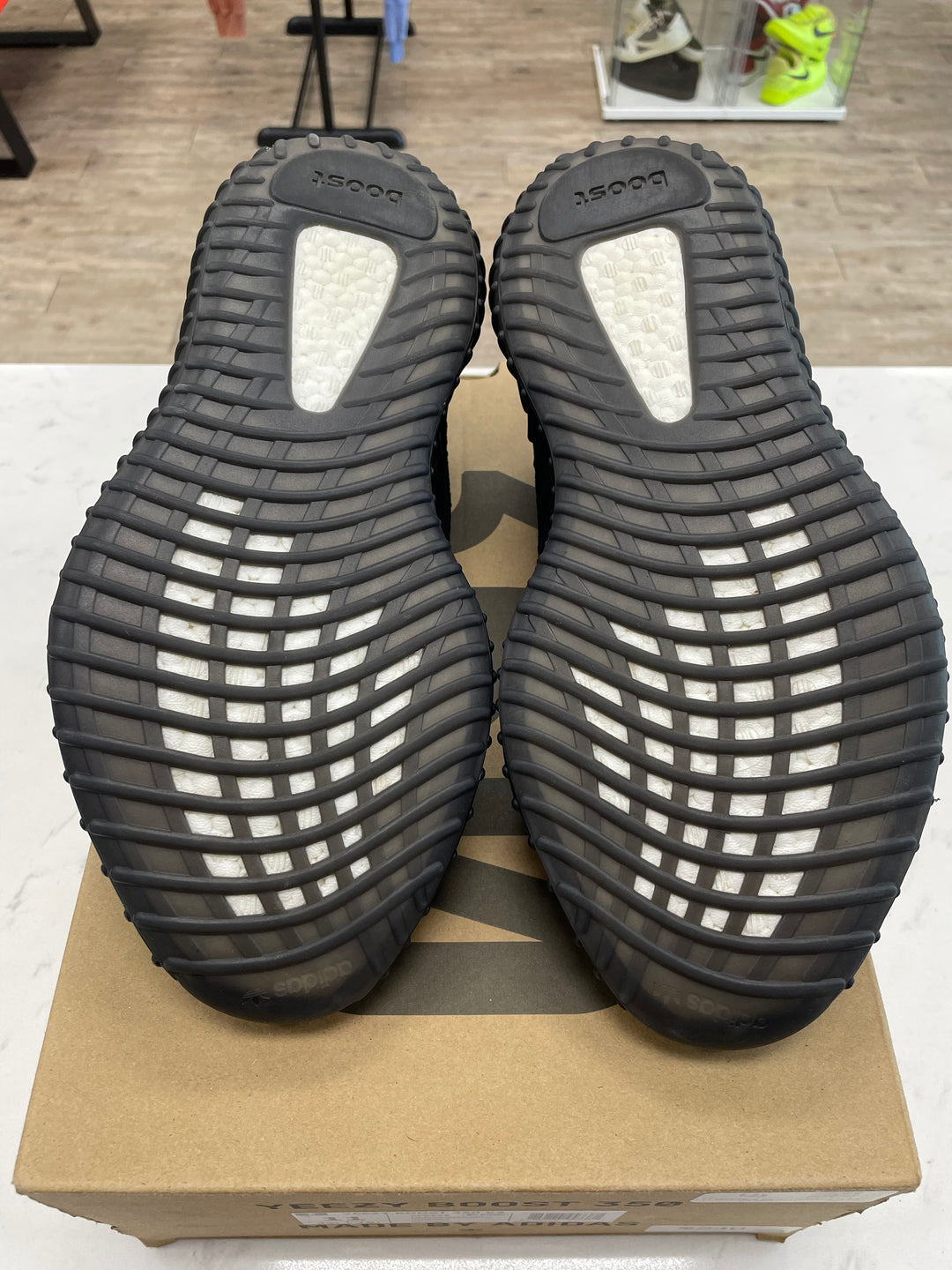 adidas Yeezy Boost 350 V2 Black Red - Worn