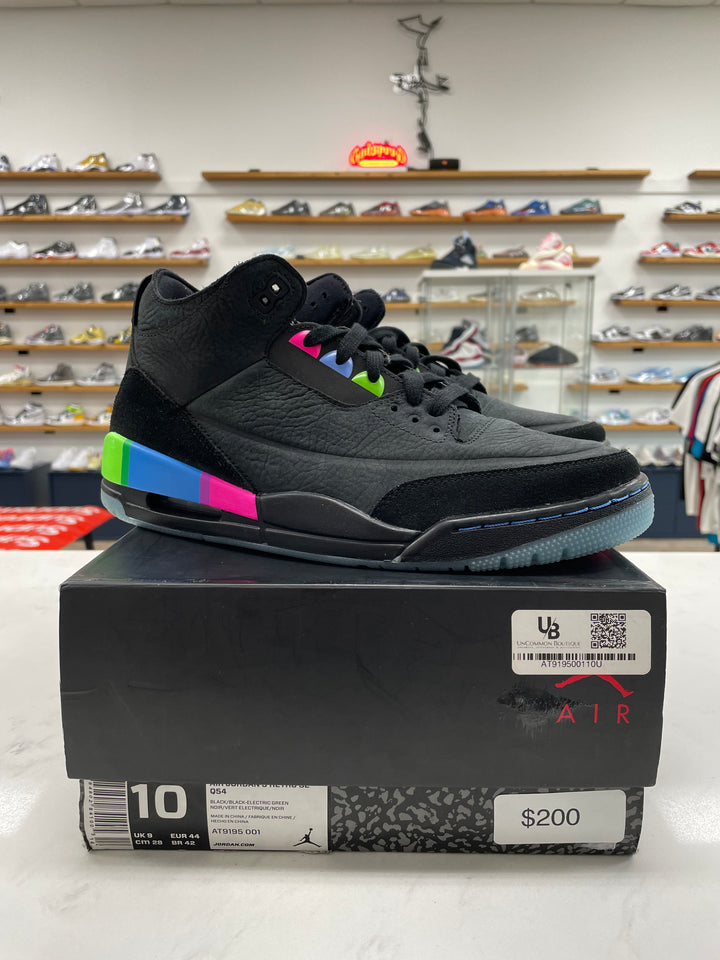 Jordan 3 Retro Quai 54 (2018)- Worn