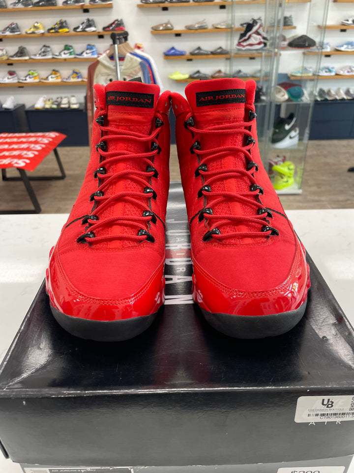 Jordan 9 Retro Chile Red - Worn